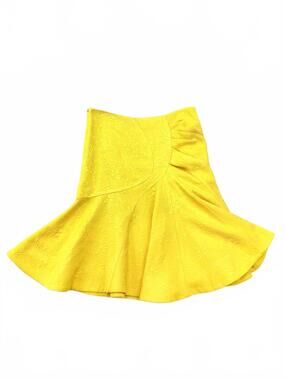 NEW DRIES VAN NOTEN women's sibel mini skirt in yellow